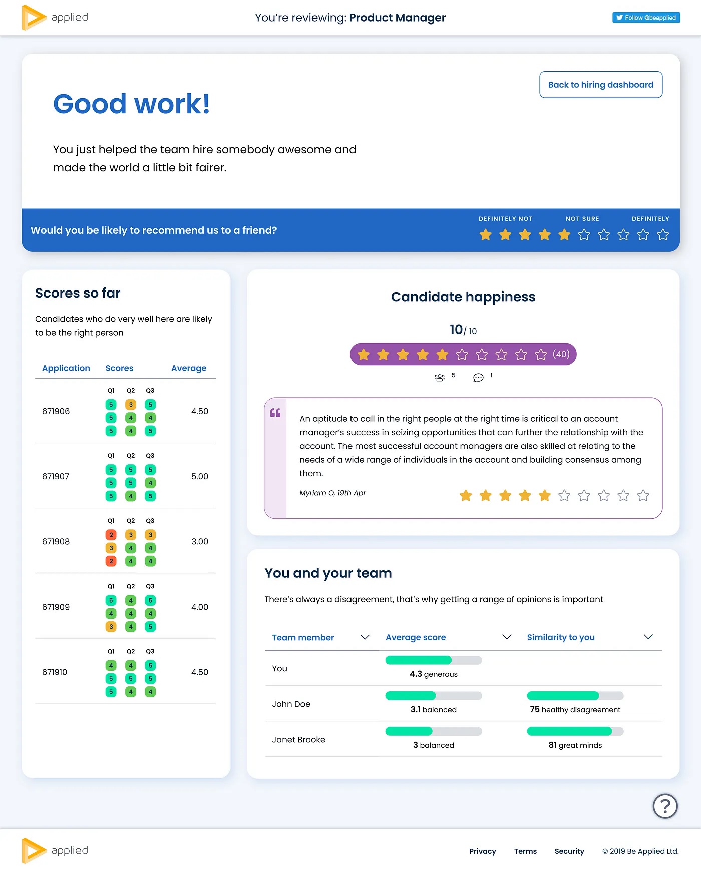 Applied Product Preview